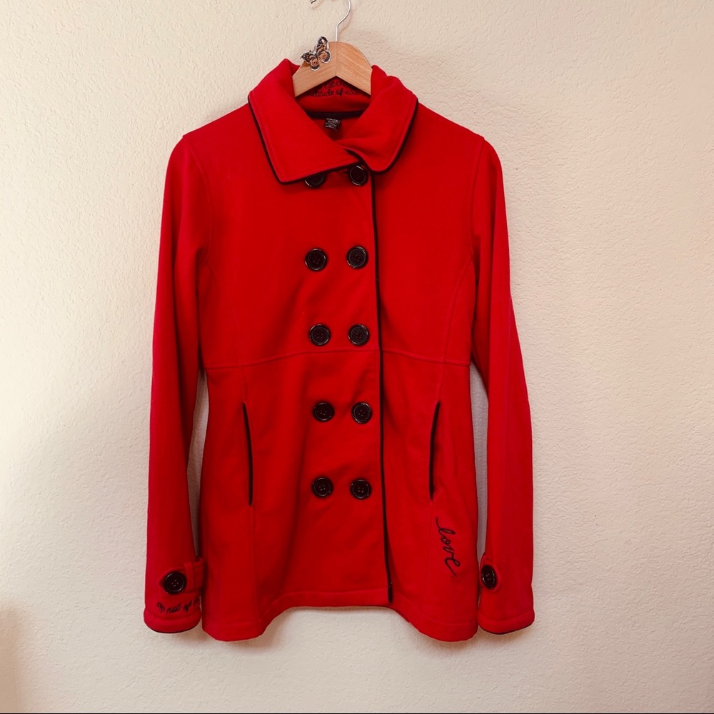 NOTW Not Of This World Red Coat Medium